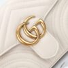 Replica Gucci GG Marmont Top Handle White
