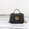 Replica Gucci GG Marmont Top Handle Black - high-quality designer bag dupe