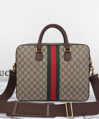 Replica Gucci Briefcase Canvas Beige