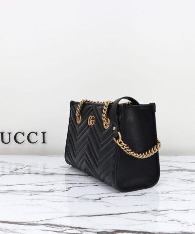 Replica Gucci GG Marmont Tote Black - 1:1 premium replica handbag
