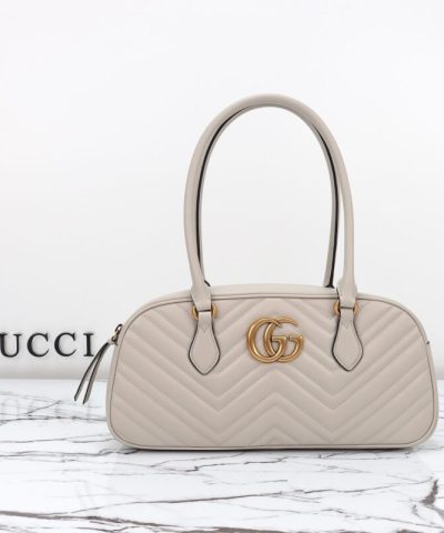 Replica Gucci Marmont Small Top Handle White