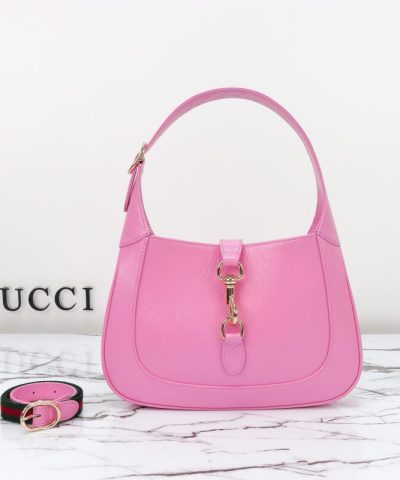 Replica Gucci G Jackie Small Patent Pink - top-grade luxury bag dupe
