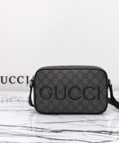 Replica Gucci GG Mini Shoulder Bag Grey 2024 - affordable luxury replica bag