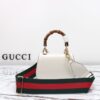 Replica Gucci Bamboo 1947 Patent White - top-grade luxury bag dupe