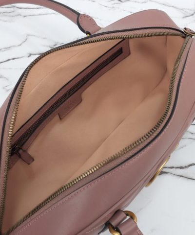 Replica Gucci Marmont Small Top Handle Pink - affordable luxury replica bag