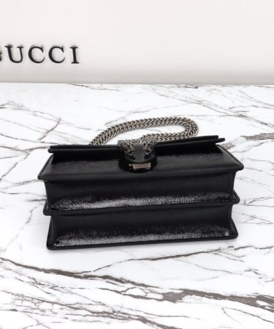 Replica Gucci Dionysus Small Shoulder Bag Patent Black