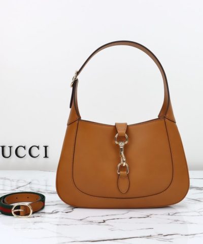 Replica Gucci G Jackie Small Patent Brown