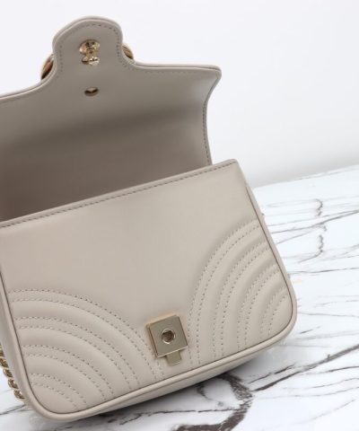 Replica Gucci Marmont Mini Top Handle Beige - 1:1 premium replica handbag