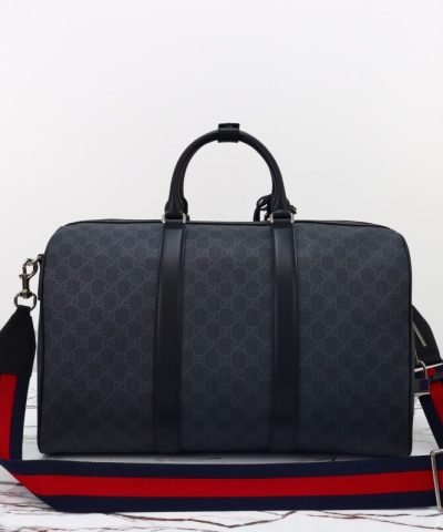 Replica Gucci GG Duffle Bag Black
