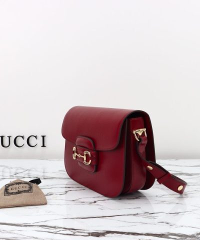 Replica Gucci G 1955 Horsebit Red - high-quality designer bag dupe