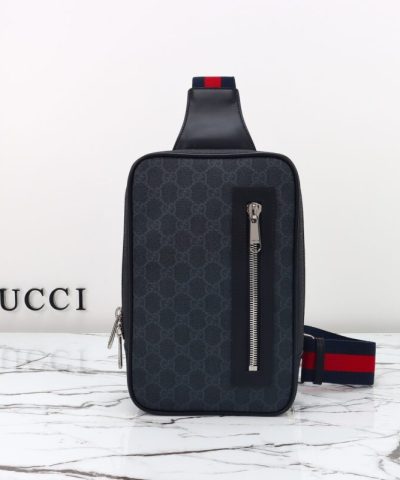 Replica Gucci Supreme Sling Bag Black