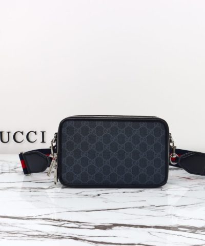 Replica Gucci GG Shoulder Bag Black