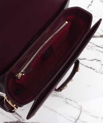 Replica Gucci G 1955 Horsebit Red Denim - 1:1 premium replica handbag
