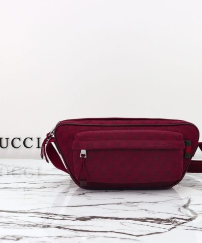 Replica Gucci Small GG Belt Bag Red