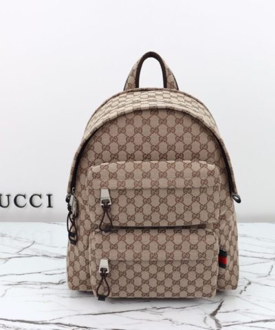 Replica Gucci Backpack GG Canvas Beige
