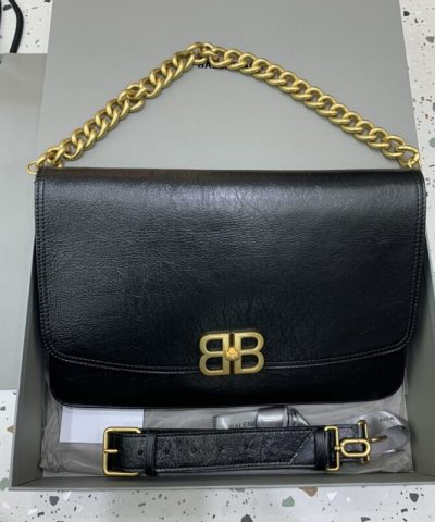 Replica Balenciaga Large Bb Black - affordable luxury replica bag