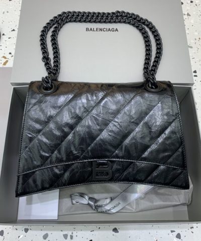 Replica Balenciaga Crush Large Full Black
