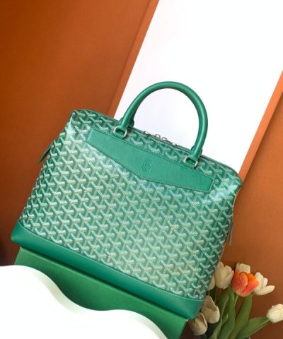 Replica Goyard Cisalpin Document Case Green