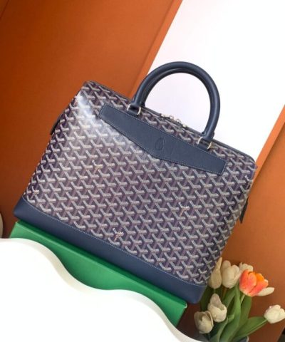 Replica Goyard Cisalpin Document Case Blue