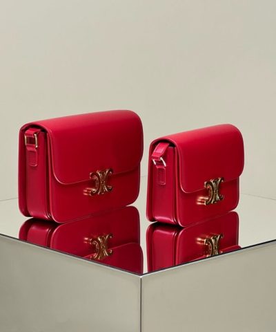 Replica Celine Triomphe Mini Red