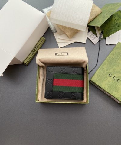 Replica Gucci Double G Bifold Wallet Leather