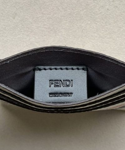 Replica Fendi Card Holder White
