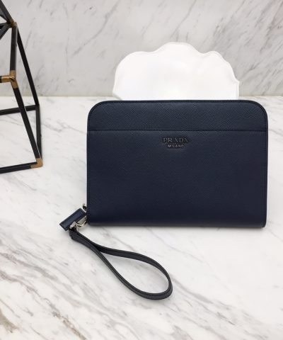 Replica Prada Saffiano New Pouch - high-quality designer bag dupe