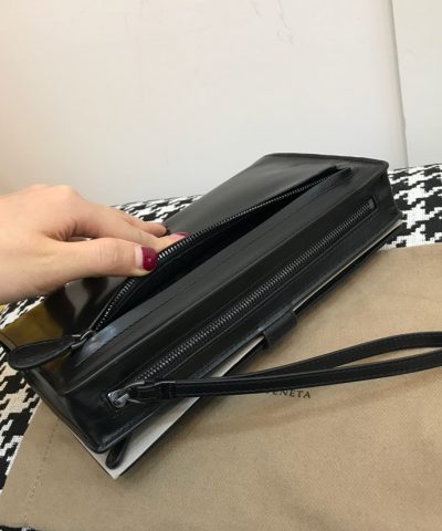 Replica Bottega Veneta Clutch Black - premium superclone handbag