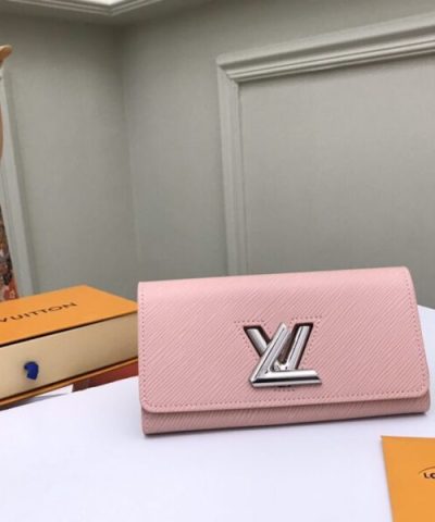 Louis Vuitton Twist Wallet Pink - high-quality designer bag dupe