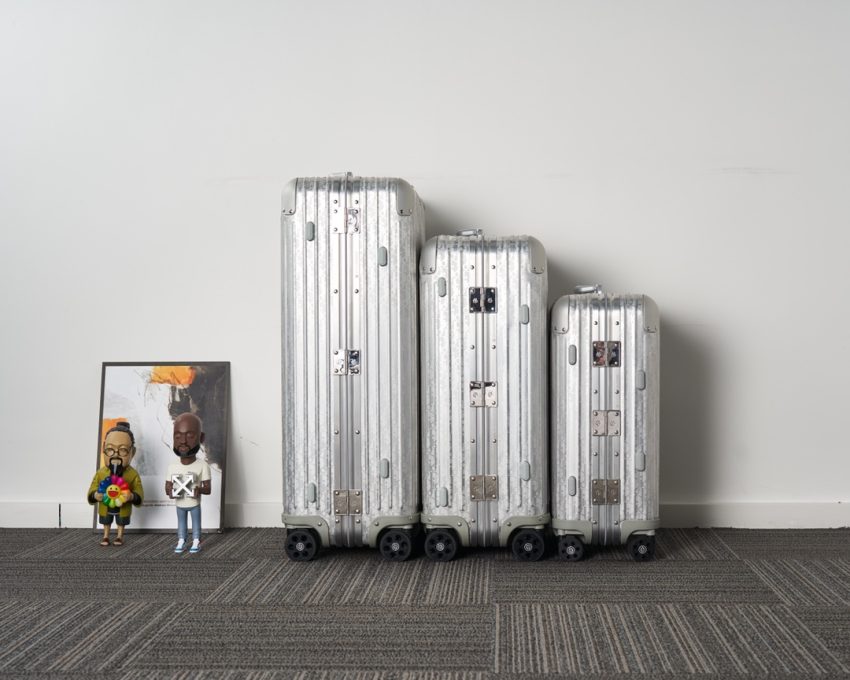 Rimowa & Dior Suitcase Silver - high-quality designer bag dupe