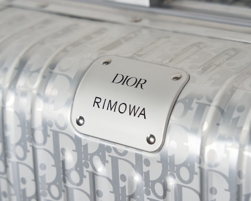 Rimowa & Dior Suitcase Silver - top-grade luxury bag dupe