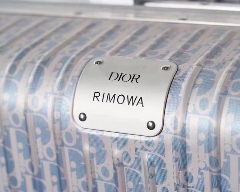 Rimowa & Dior Suitcase Light Blue - premium superclone handbag