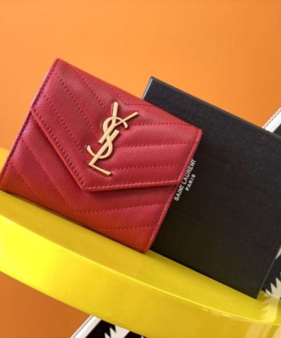 Yves Saint Laurent Tri-Fold Wallet