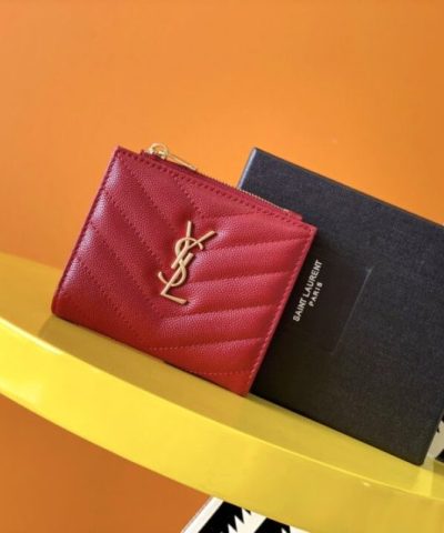 Replica Yves Saint Laurent Zipper Wallet