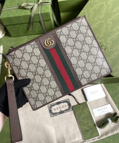 Replica Gucci Ophidia Web Clutch