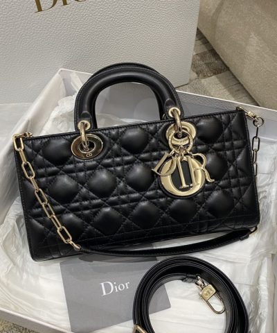 Replica Dior Lady D – Joy Large Bag Black - affordable luxury replica bag