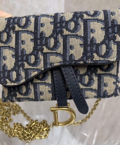 Replica Dior Saddle Pouch With Chain