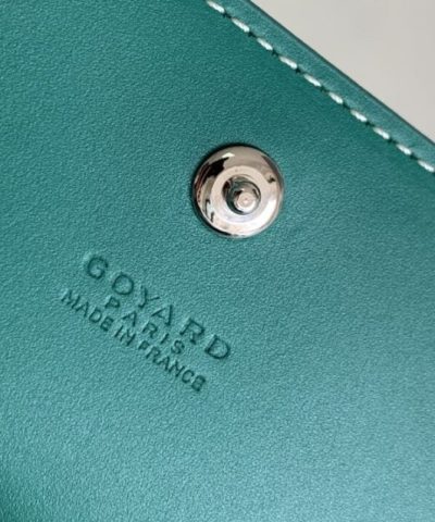 Goyard Varenne Continental Wallet Green - top-grade luxury bag dupe