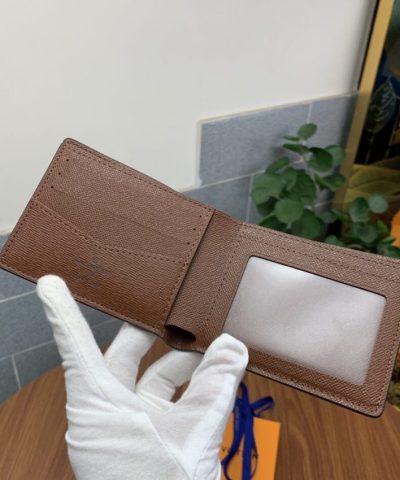 Louis Vuitton Slender Wallet Brown - top-grade luxury bag dupe