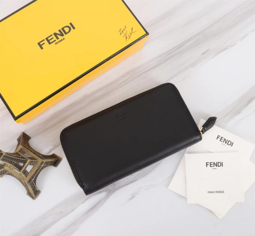 Replica Fendi Yellow Eyes Wallet - elite factory replica handbag