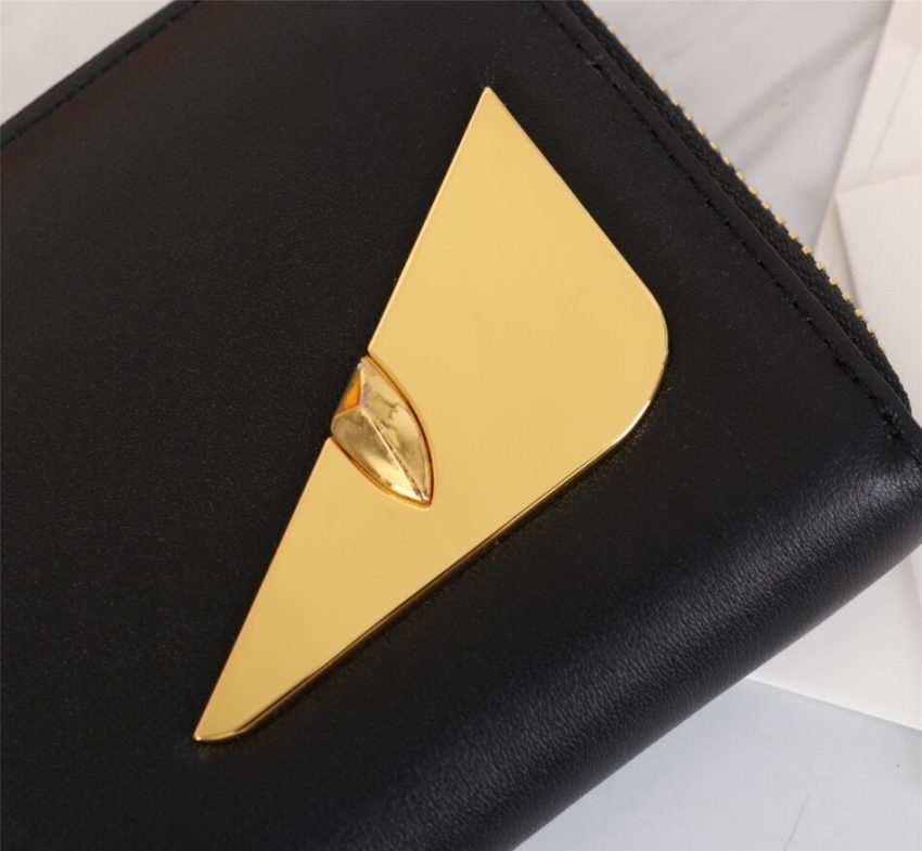 Replica Fendi Yellow Eyes Wallet - top-grade luxury bag dupe
