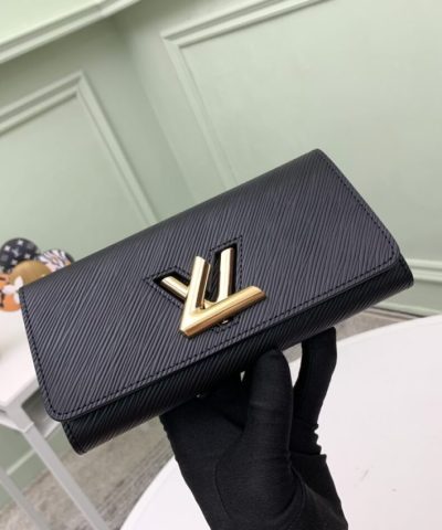 Louis Vuitton Twist Wallet Black - premium superclone handbag
