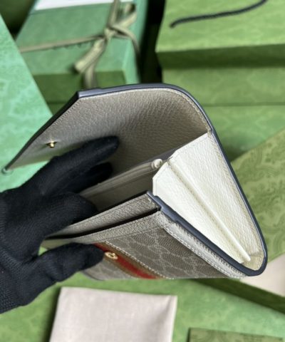 Replica Gucci Ophidia Long Wallet White