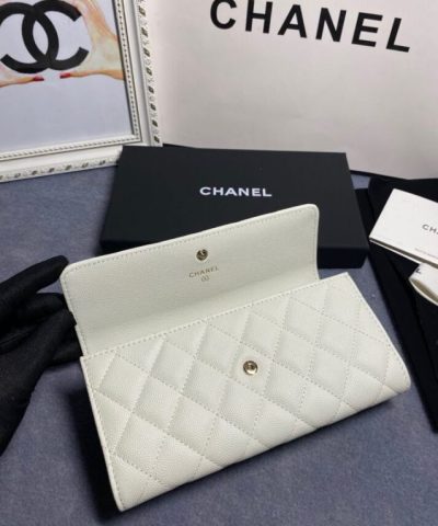 Chanel Long Vertical Wallet - top-grade luxury bag dupe