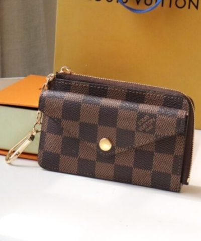 Louis Vuitton Card Holder Recto Verso Grid Brown - top-grade luxury bag dupe