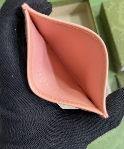Replica Gucci Marmont Card Holder Pink