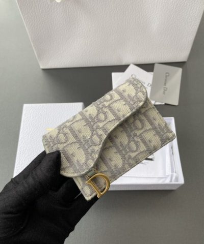 Replica Dior Bloom Card Holder Beige