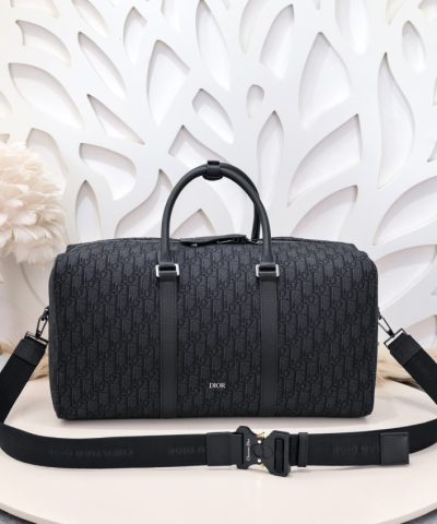 Replica Dior Jacquard Lingot 50 Black - affordable luxury replica bag