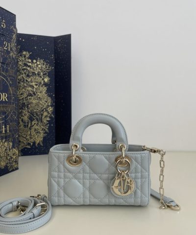 Replica Dior Lady D – Joy Mini Bag Sky Blue - premium superclone handbag