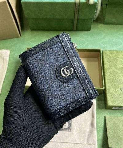Replica Gucci Ophidia Compact Wallet Black